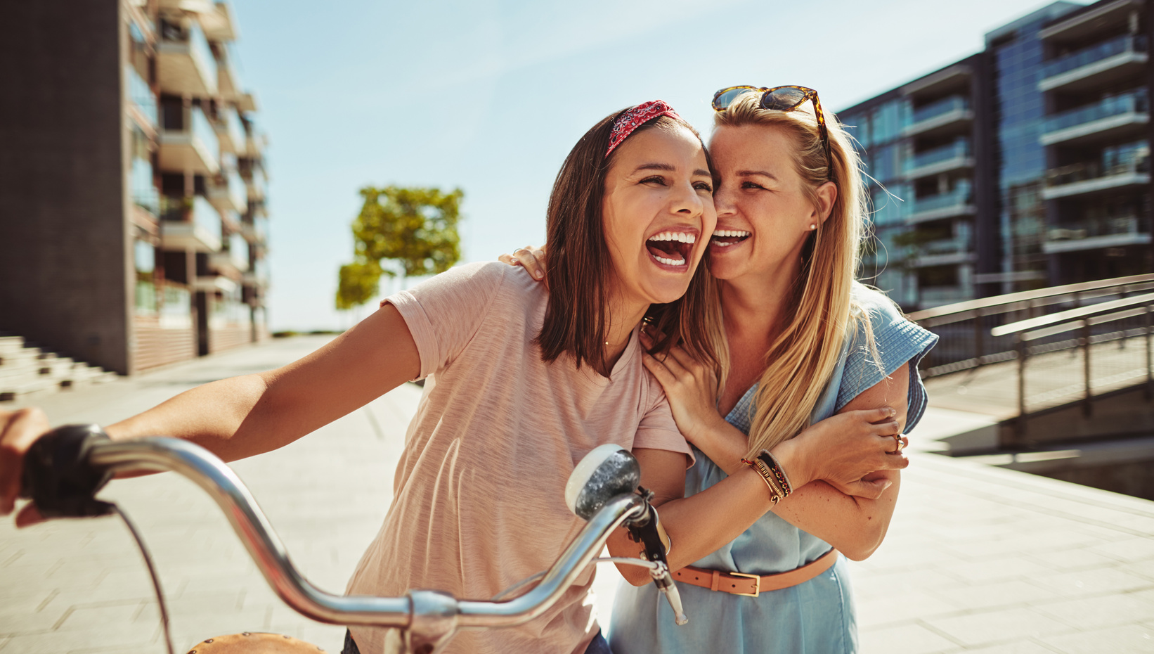 Laughing Female Friends 